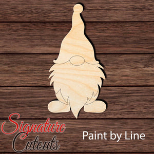 Gnome 002 Shape Cutout - Paint by Line Craft Shapes & Bases Signature Cutouts