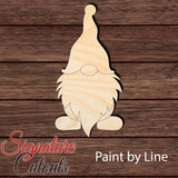 Gnome 002 Shape Cutout - Paint by Line Craft Shapes & Bases Signature Cutouts