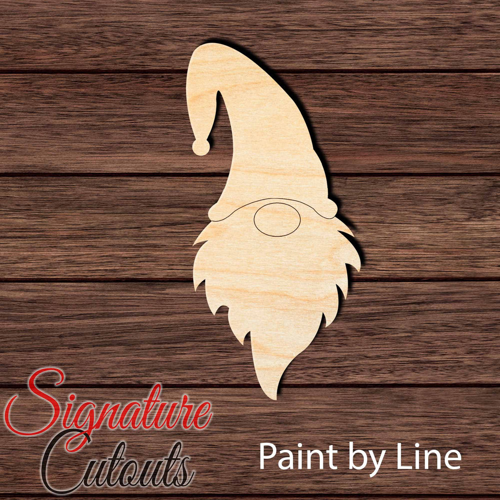 Gnome 003 Shape Cutout - Paint by Line Craft Shapes & Bases Signature Cutouts