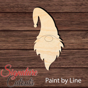 Gnome 003 Shape Cutout - Paint by Line Craft Shapes & Bases Signature Cutouts