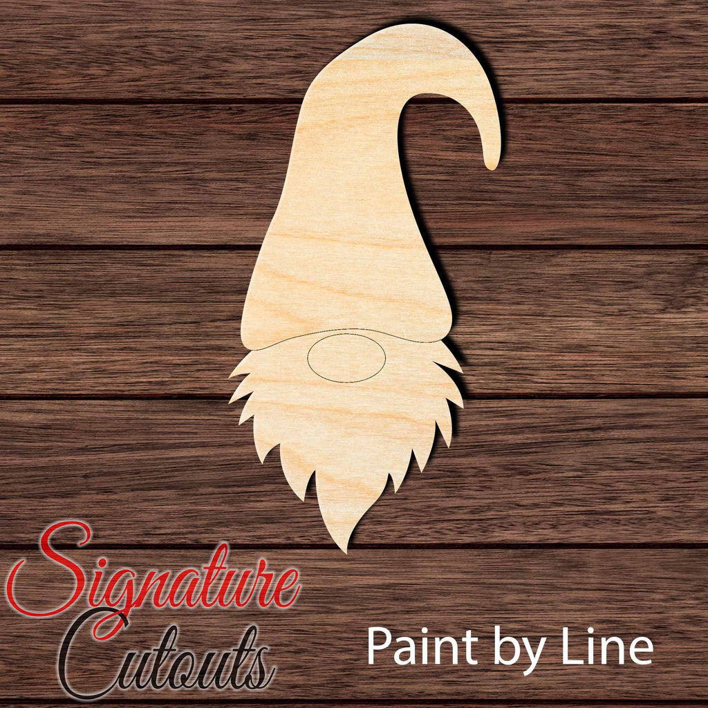 Gnome 004 Shape Cutout - Paint by Line Craft Shapes & Bases Signature Cutouts