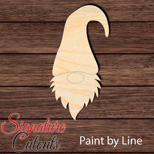 Gnome 004 Shape Cutout - Paint by Line Craft Shapes & Bases Signature Cutouts