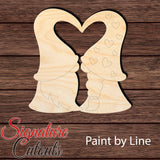 Gnome Love 001 Shape Cutout - Paint by Line
