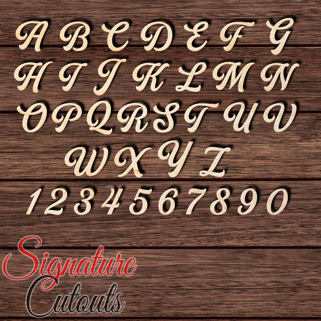 Golden Hills Letter Shape Cutout - Sold by the Letter • Measured by Height - Signature Cutouts