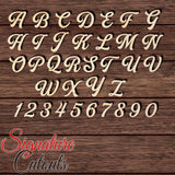 Golden Hills Letter Shape Cutout - Sold by the Letter • Measured by Height