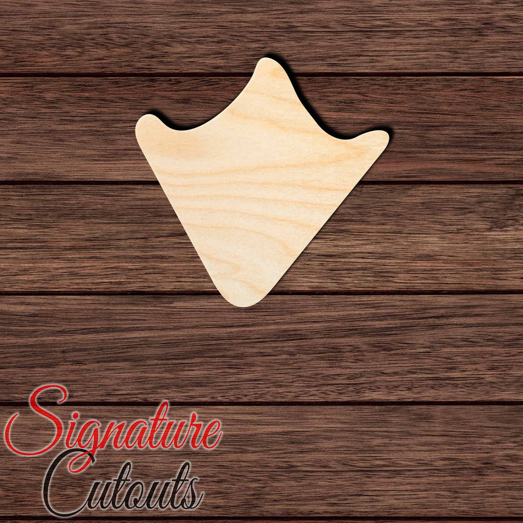 Goose Track Shape Cutout in Wood, Acrylic or Acrylic Mirror Craft Shapes & Bases Signature Cutouts