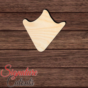 Goose Track Shape Cutout in Wood, Acrylic or Acrylic Mirror Craft Shapes & Bases Signature Cutouts