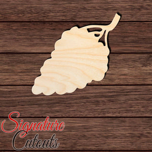 Grapes Shape Cutout in Wood, Acrylic or Acrylic Mirror Craft Shapes & Bases Signature Cutouts
