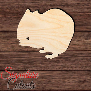 Hamster 003 Shape Cutout in Wood Craft Shapes & Bases Signature Cutouts