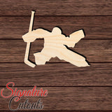 Hockey Goal Keeper 002 Shape Cutout