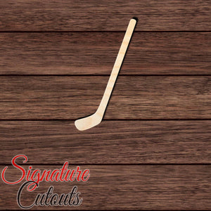 Hockey Stick 001 Shape Cutout in Wood, Acrylic or Acrylic Mirror - Signature Cutouts