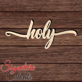 Holy Script 001 Shape Cutout