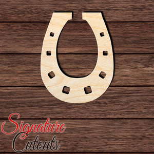Horseshoe 001 Shape Cutout in Wood, Acrylic or Acrylic Mirror - Signature Cutouts