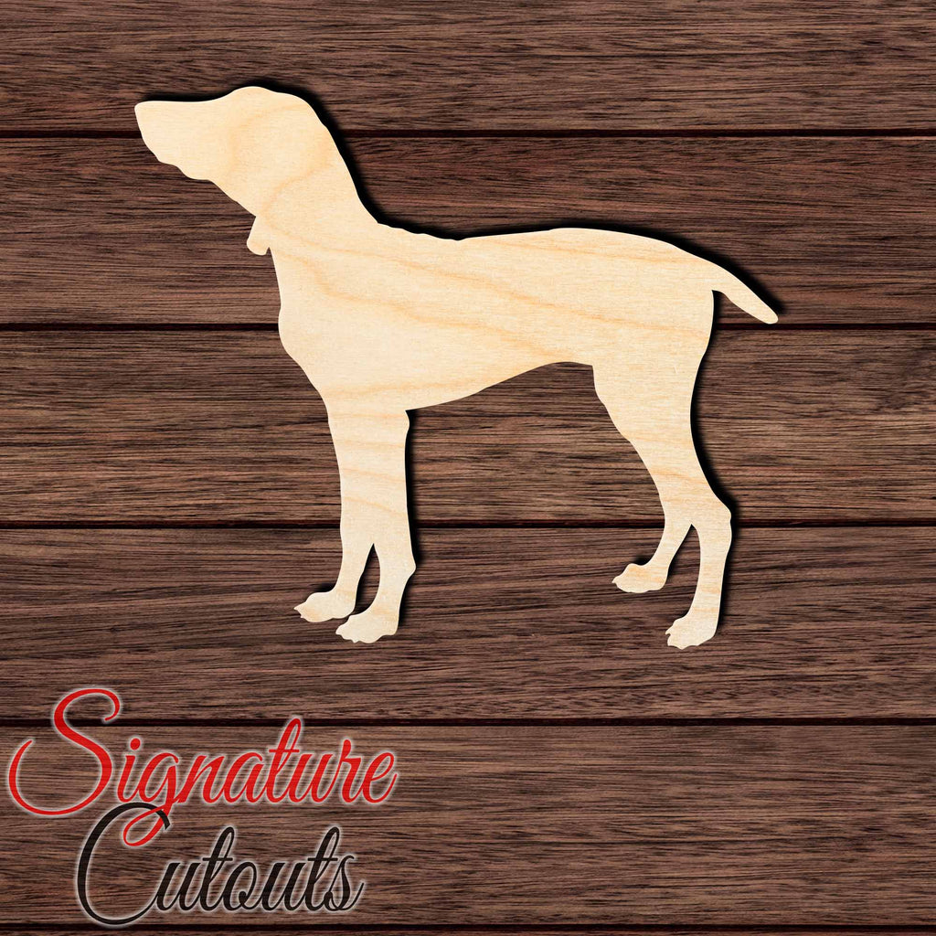 Hungarian Vizsla Shape Cutout in Wood, Acrylic or Acrylic Mirror Craft Shapes & Bases Signature Cutouts