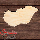 Hungary Shape Cutout