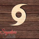 Hurricane Symbol 001 Shape Cutout - Signature Cutouts