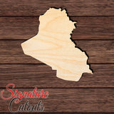 Iraq Shape Cutout