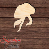 Jellyfish 003 Shape Cutout in Wood, Acrylic or Acrylic Mirror - Signature Cutouts