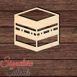 Kaaba 001 Shape Cutout in Wood, Acrylic or Acrylic Mirror Craft Shapes & Bases Signature Cutouts