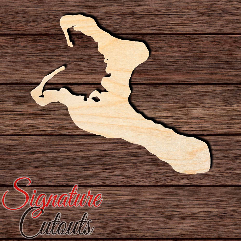Kiribati Shape Cutout in Wood, Acrylic or Acrylic Mirror - Signature Cutouts