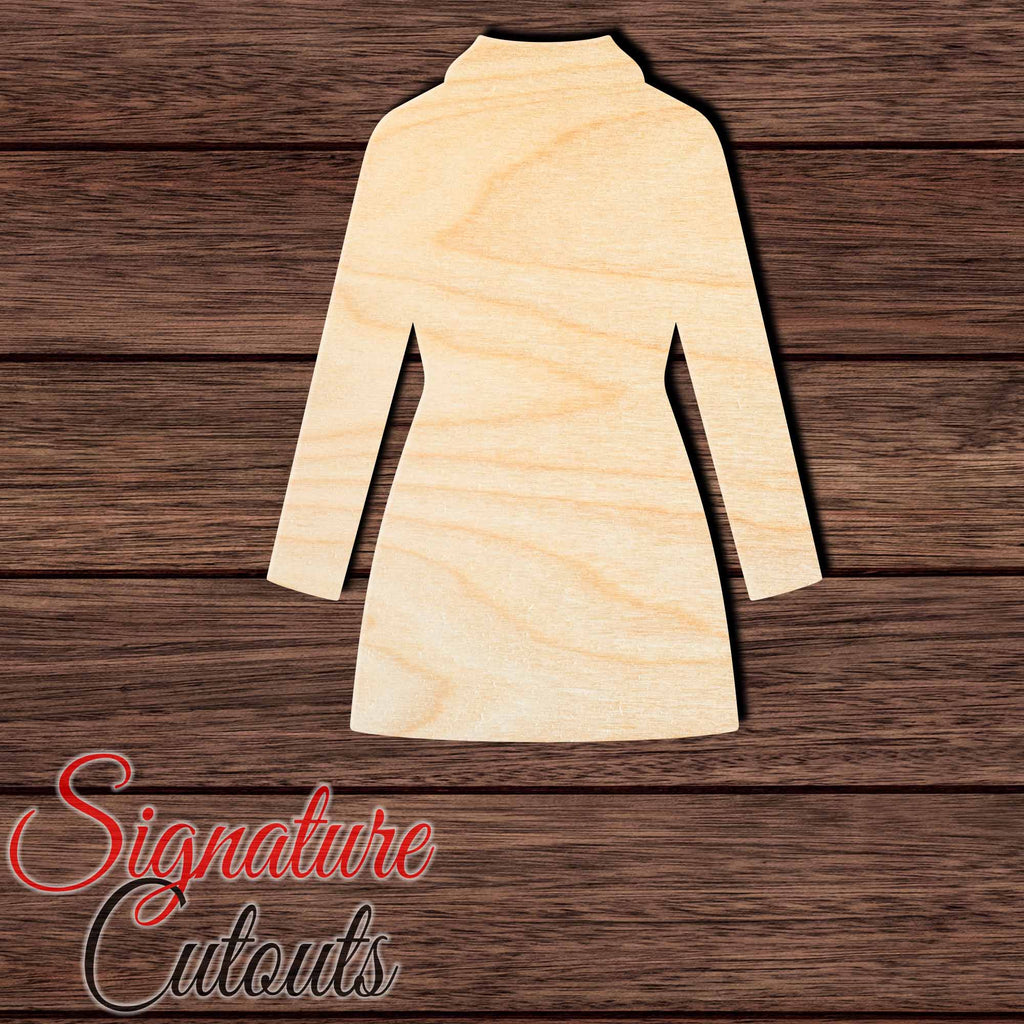 Ladies Jacket 001 Shape Cutout in Wood, Acrylic or Acrylic Mirror Craft Shapes & Bases Signature Cutouts