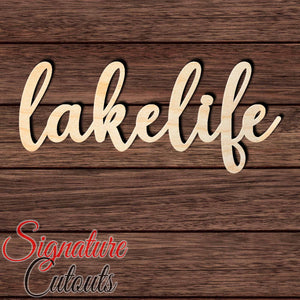 Lake Life 001 Shape Cutout Craft Shapes & Bases Signature Cutouts