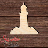 Lighthouse 004 Shape Cutout in Wood, Acrylic or Acrylic Mirror Craft Shapes & Bases Signature Cutouts