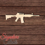 M16 Rifle Military Shape Cutout