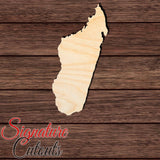 Madagascar Shape Cutout