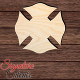 Maltese Cross 002 Shape Cutout