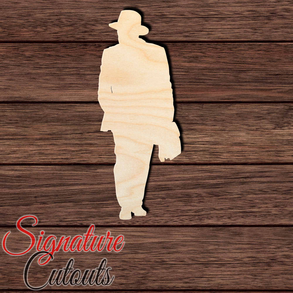 Man 1A en Shape Cutout in Wood, Acrylic or Acrylic Mirror - Signature Cutouts