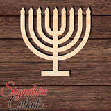Menorah 001 Shape Cutout