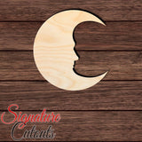 Moon Face 002 Shape Cutout
