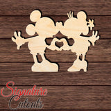 Mouse Love 001 Shape Cutout