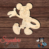 Mouse Summer 001 Shape Cutout - Paint by Line