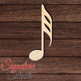 Music Note 005 Shape Cutout