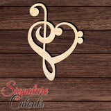 Music Note 006 Shape Cutout