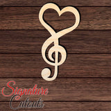 Music Note 008 Shape Cutout