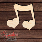 Music Note 009 Shape Cutout