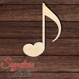 Music Note 010 Shape Cutout