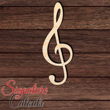 Music Note 012 Shape Cutout