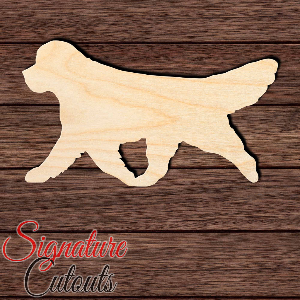Newfoundland Walking Shape Cutout in Wood Craft Shapes & Bases Signature Cutouts