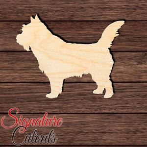 Norwich Terrier 002 Shape Cutout in Wood, Acrylic or Acrylic Mirror Craft Shapes & Bases Signature Cutouts