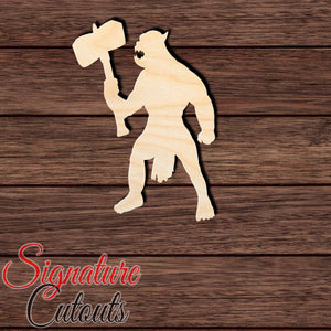 Orc 001 Shape Cutout - Signature Cutouts