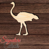 Ostrich 001 Shape Cutout