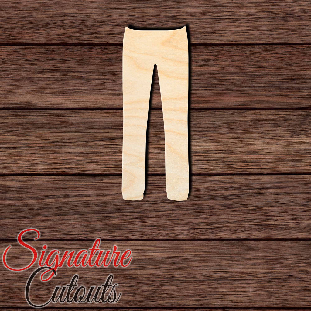 Pants 001 Shape Cutout in Wood, Acrylic or Acrylic Mirror - Signature Cutouts