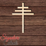 Papal Cross Shape Cutout