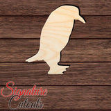 Penguin 003 Shape Cutout in Wood, Acrylic or Acrylic Mirror - Signature Cutouts