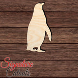 Penguin 007 Shape Cutout in Wood, Acrylic or Acrylic Mirror - Signature Cutouts