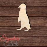 Penguin 013 Shape Cutout in Wood, Acrylic or Acrylic Mirror - Signature Cutouts